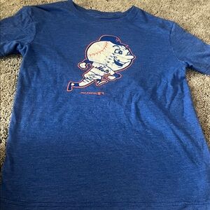 Team Athletics Kids Blue Mr Met Graphic T-Shirt